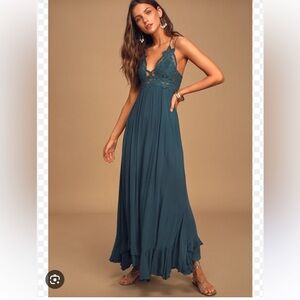 Free People - Turquoise Dress